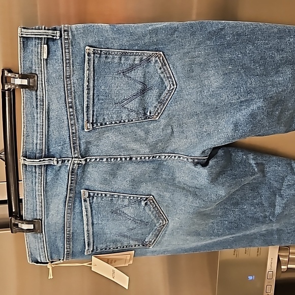 💕MOTHER💕 The Insider Crop Step Fray Jeans ~ Juicin' 34 NWT - Picture 13 of 16